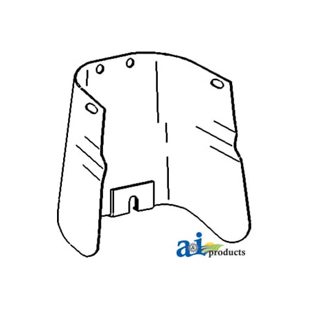 A & I Products Shield, PTO 10" x12" x5" A-158349A